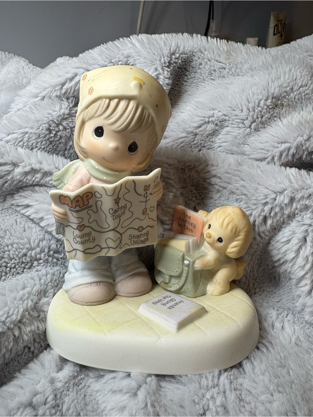 Precious Moments "Map a Route Toward Loving, Caring and Sharing"